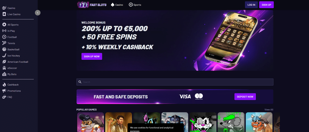 Fast Slots Home Page