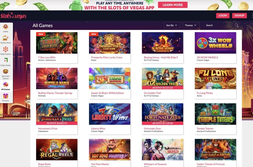 Slots of Vegas Casino Real Money California